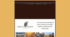 Desktop Screenshot of grevyszebratrust.org