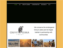 Tablet Screenshot of grevyszebratrust.org